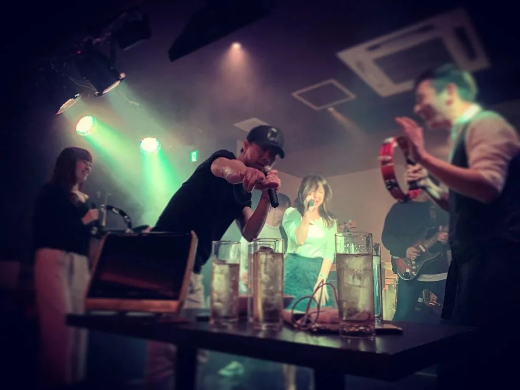 A moment of an electrifying live performance