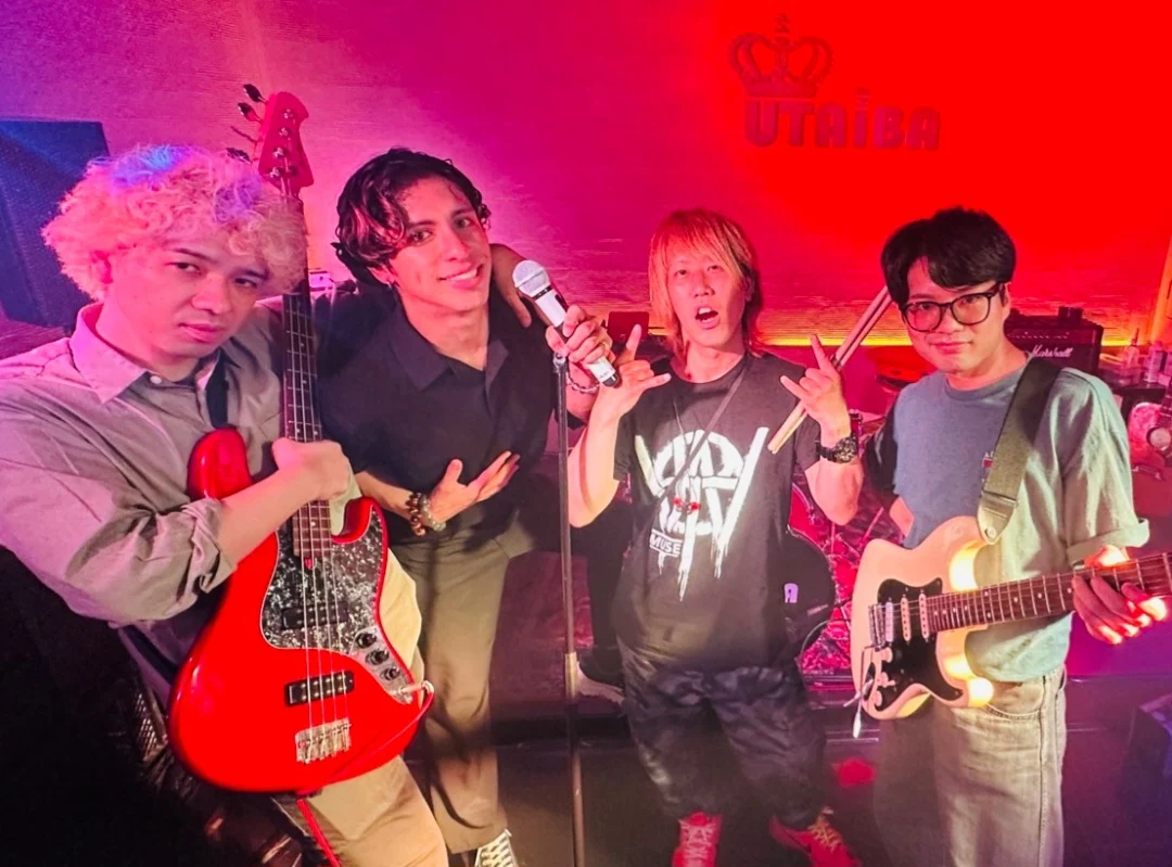 Live performance by pro band members